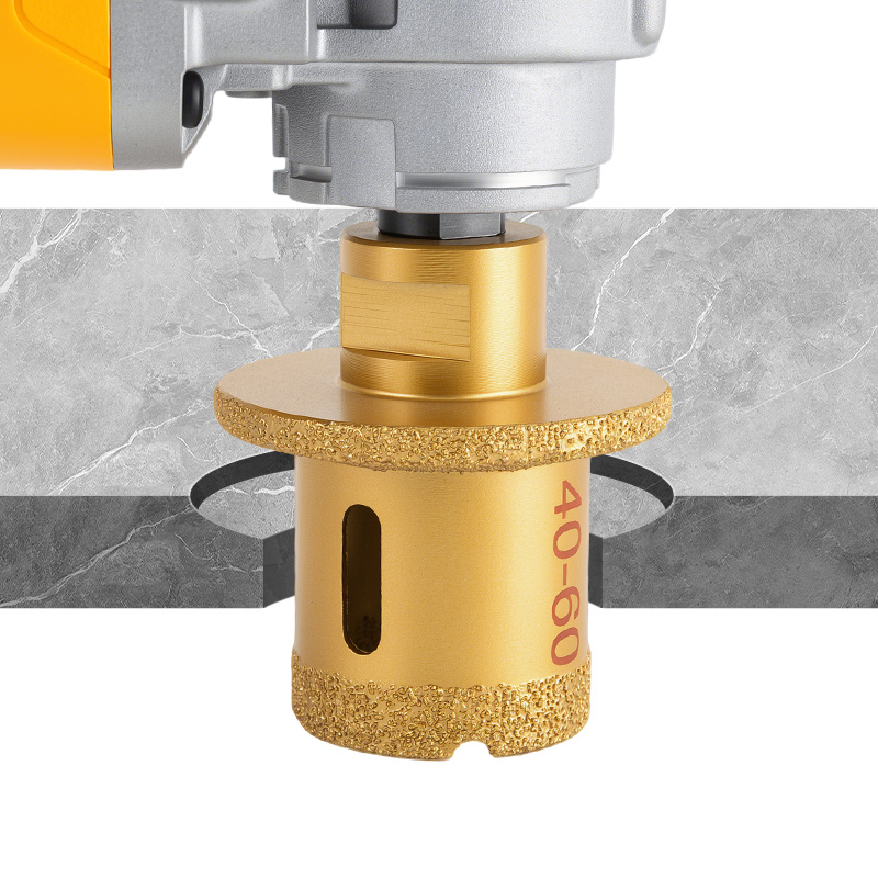 Angle Grinder Stand Holder - ดอกสว่านเจาะรูเพชรแบบเชื่อม M10 M14 สำหรับงานเจาะอ่างล้างหน้า หินแกรนิต หินอ่อน