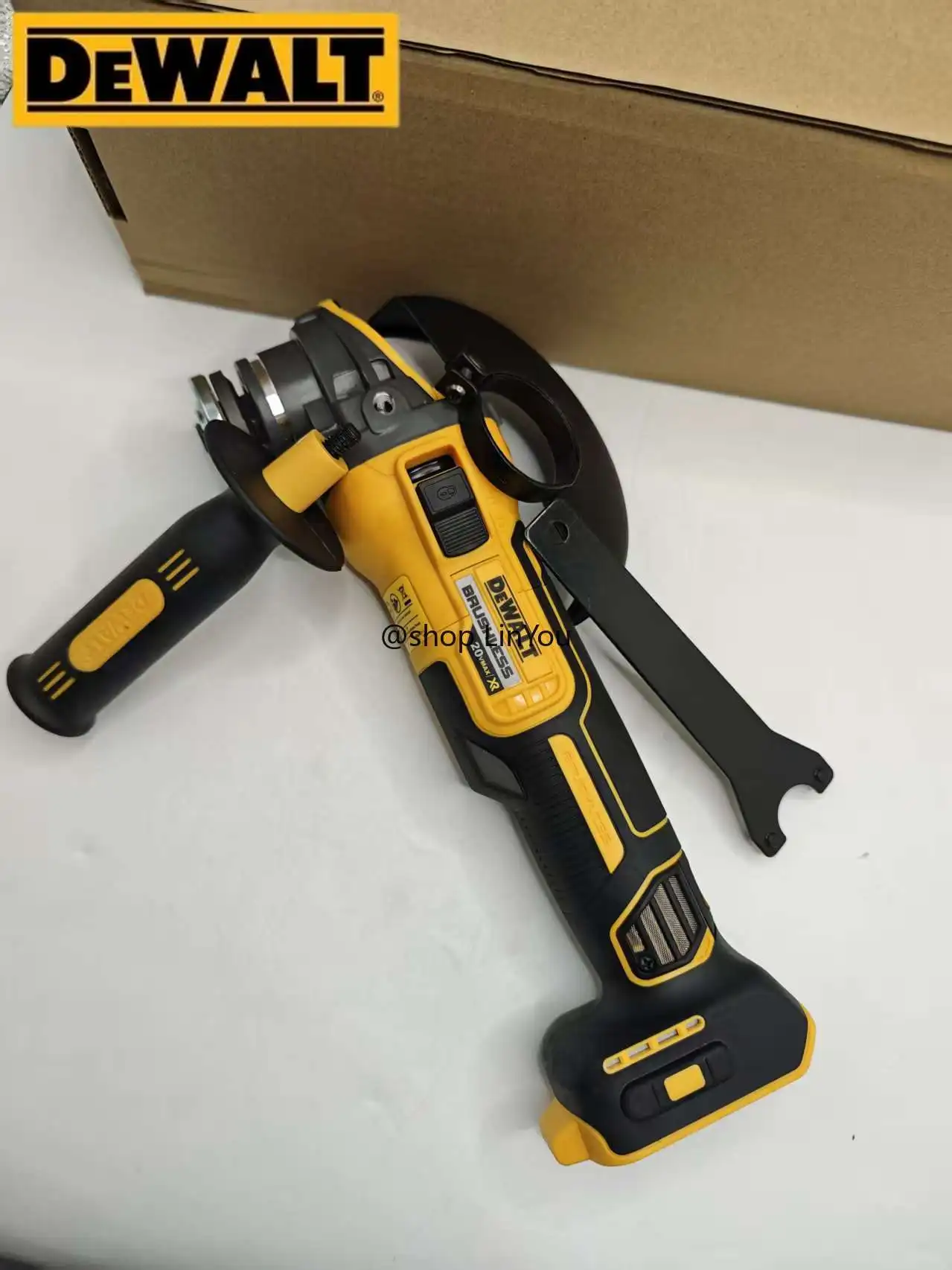 Cordless Angle Grinder 125Mm Brushless - เครื่องเจียรไร้สาย DEWALT DCG409 ขนาด 125 มม.