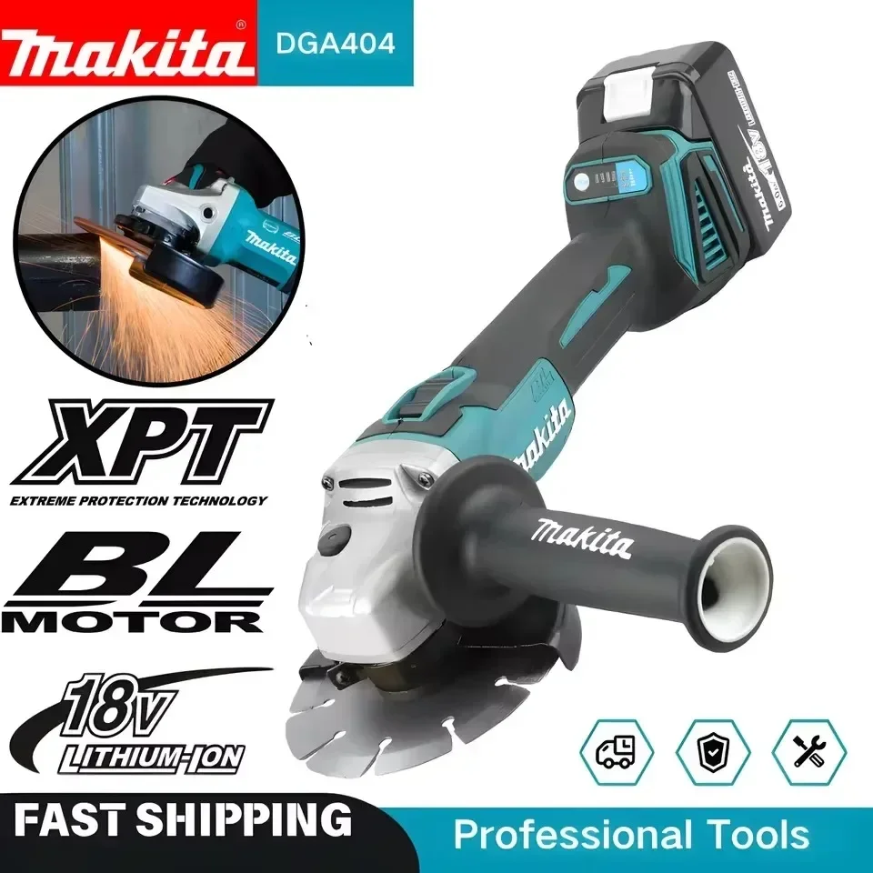 Cordless Angle Grinder 125Mm Brushless - เครื่องเจียรไร้สาย Makita DGA404 18V LXT ขนาด