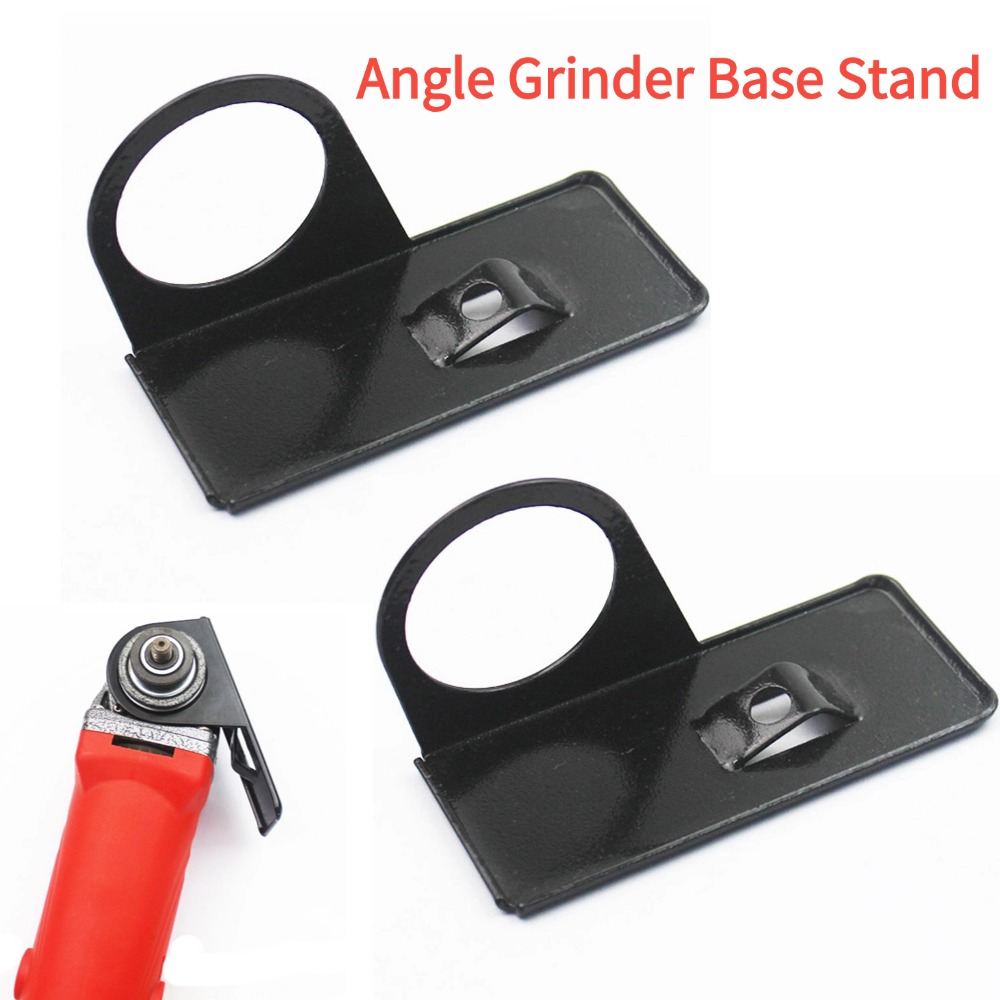 Angle Grinder Stand Holder - ฐานรองเครื่องเจียรไฟฟ้า ขาตั้งรองตัดโลหะ แผ่นฐานรองที่มั่นคง อุปกรณ์เสริมสำหรับงานตัดในเวิร์คช็อป DIY พร้อมระบบป้องกัน