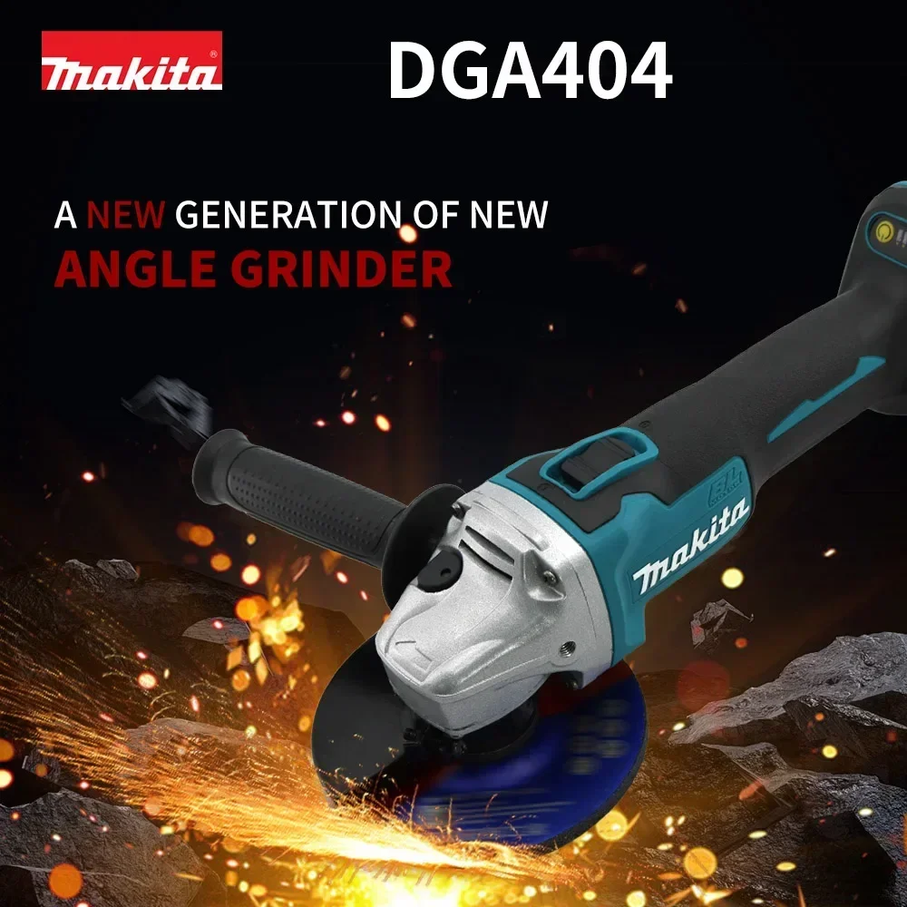 Cordless Angle Grinder 125Mm Brushless - เครื่องเจียรไฟฟ้าไร้สายแบบมอเตอร์ไร้แปรงถ่าน Makita 18V รุ่น DGA404 ขนาด