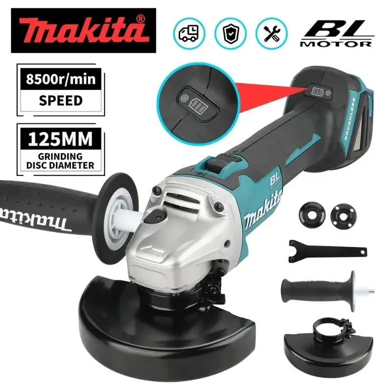 Cordless Angle Grinder 125Mm Brushless - เครื่องเจียรไร้สาย Makita ขนาด 125 มม. รุ่น