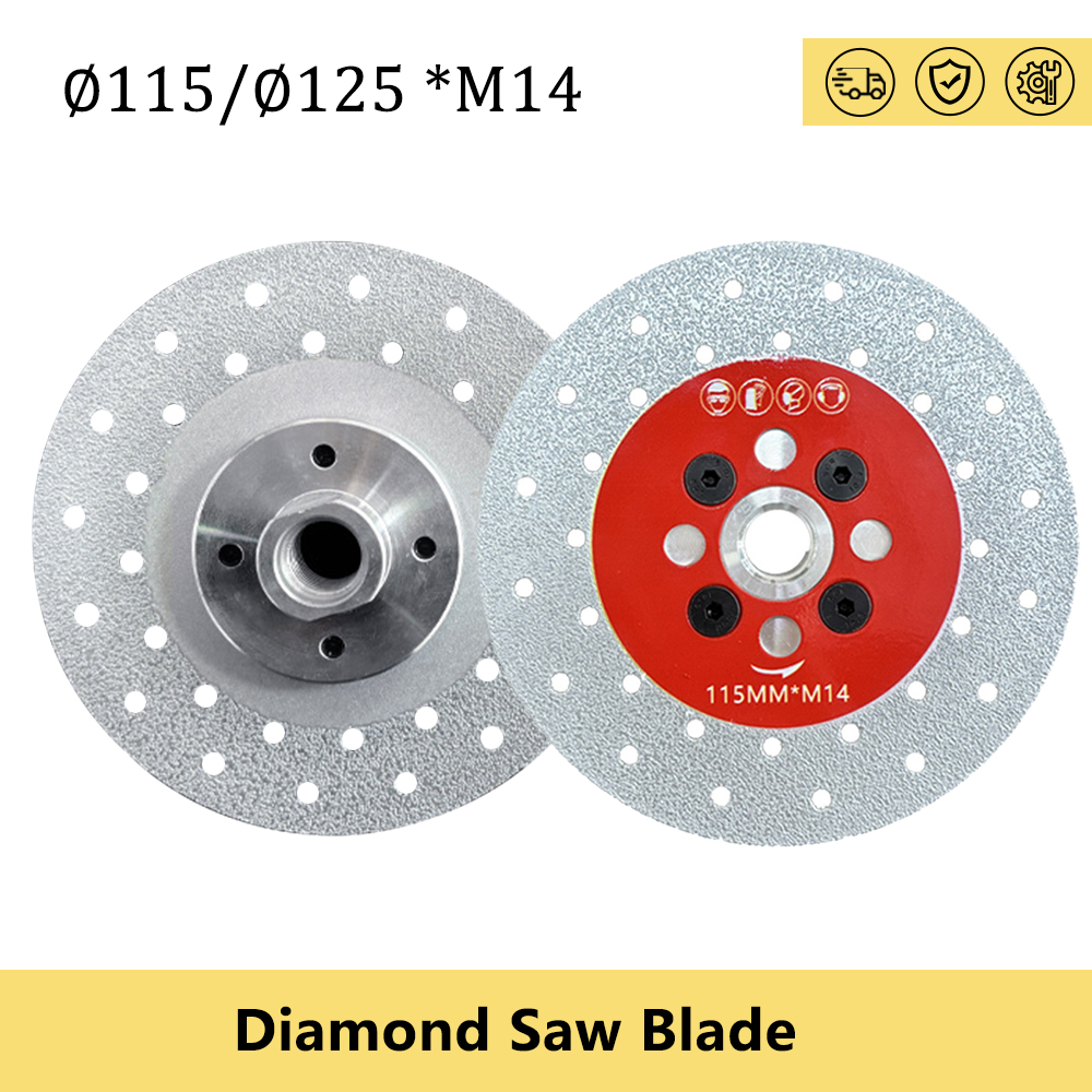 Angle Grinder Diamond Blade Concrete - M14 แผ่นเจียรตัดเพชรสูญญากาศ Brazed ตัดเพชรใบเลื่อยหินแกรนิตสําหรับหินอ่อนคอนกรีตกระเบื้องเซรามิคเครื่องบดมุม