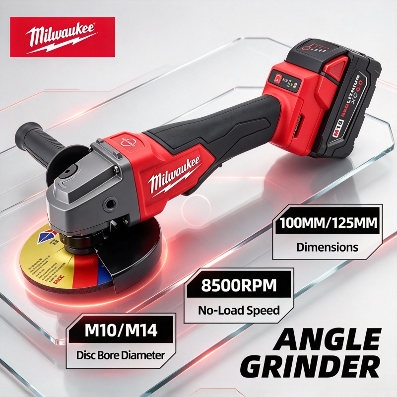 Cordless Angle Grinder 125Mm Brushless - เครื่องเจียรไฟฟ้ามิลวอกี 125 มม. รุ่นใหม่ ของแท้ ไร้แปรงถ่าน