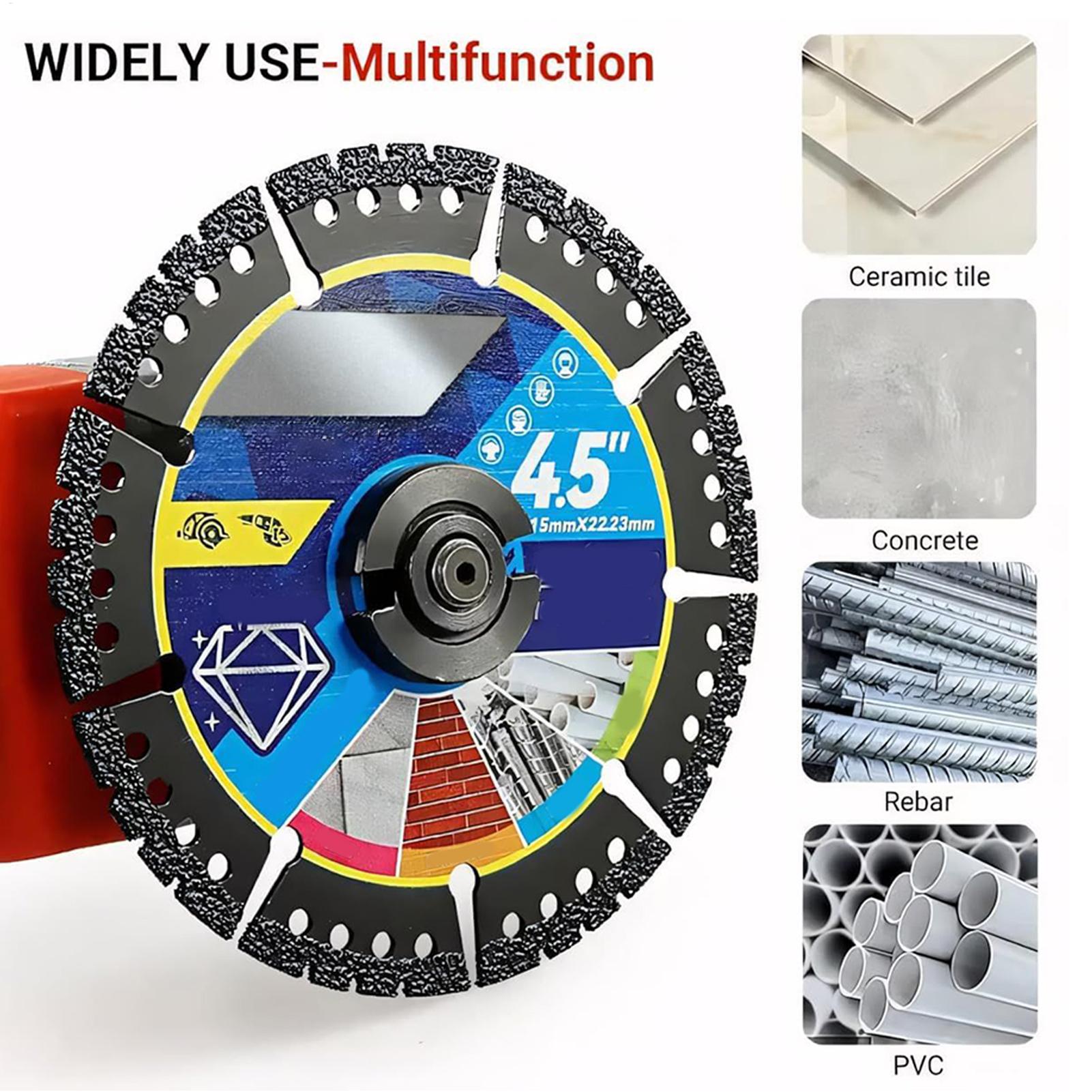 Angle Grinder Diamond Blade Concrete - ใบเลื่อยตัด 3 ชิ้น ขนาด 4.5 นิ้ว
