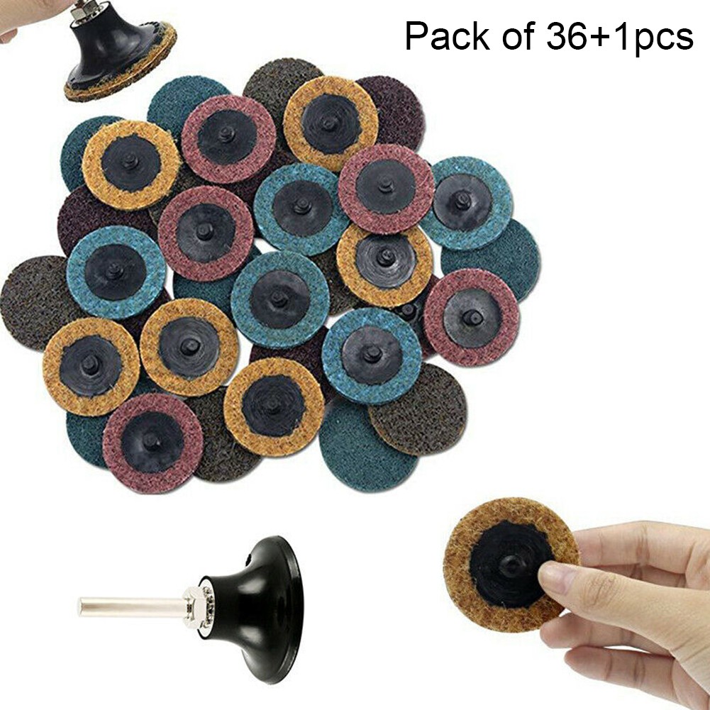แผ่นขัดแบบเปลี่ยนเร็ว 36 ชิ้น  - Grinder Polishing Pad Kit บทวิจารณ์และราคา
