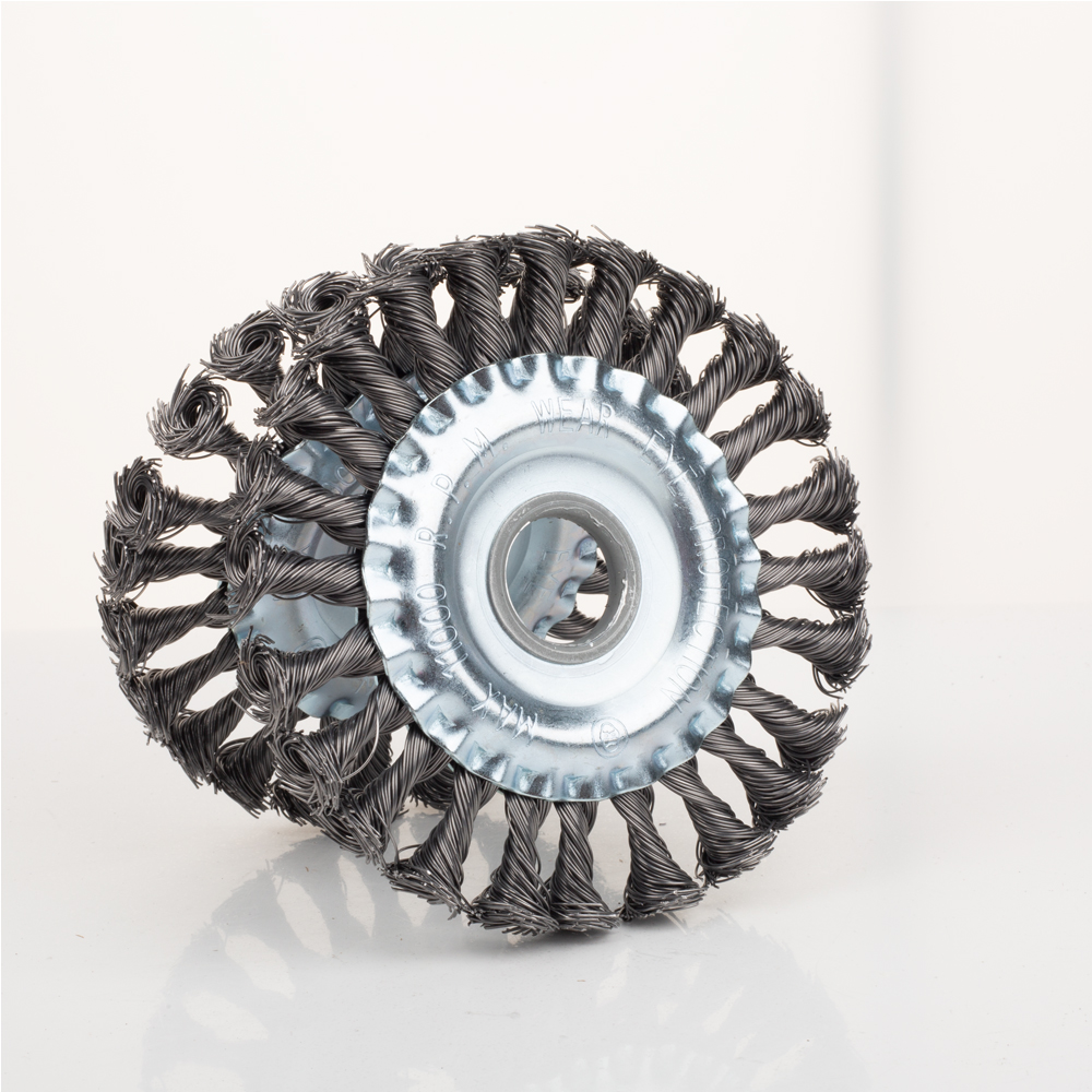 แปรงลวดแบนแบบบิดเกลียว 5 นิ้ว  - Angle Grinder Wire Brush Wheel บทวิจารณ์และราคา