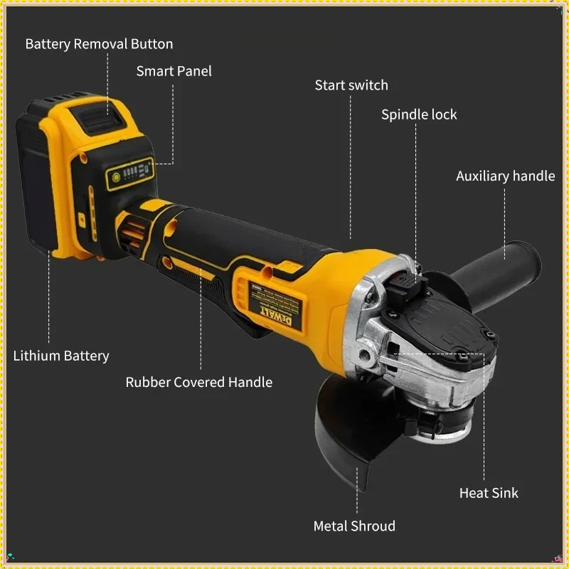 เครื่องเจียรไร้สาย Dewalt DCG4 - Cordless Angle Grinder 125Mm Brushless บทวิจารณ์และราคา