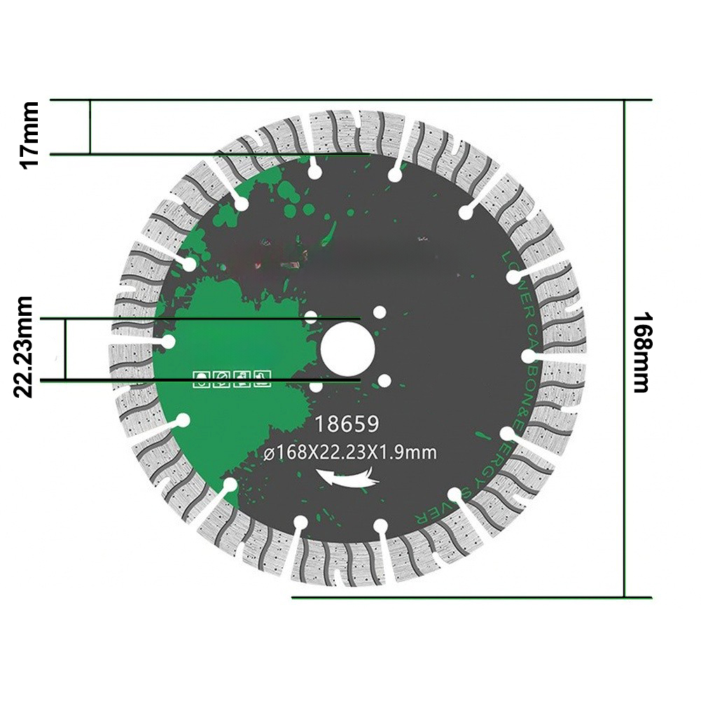 ใบเลื่อยวงเดือนสำหรับตัดคอนกรี - Angle Grinder Diamond Blade Concrete บทวิจารณ์และราคา