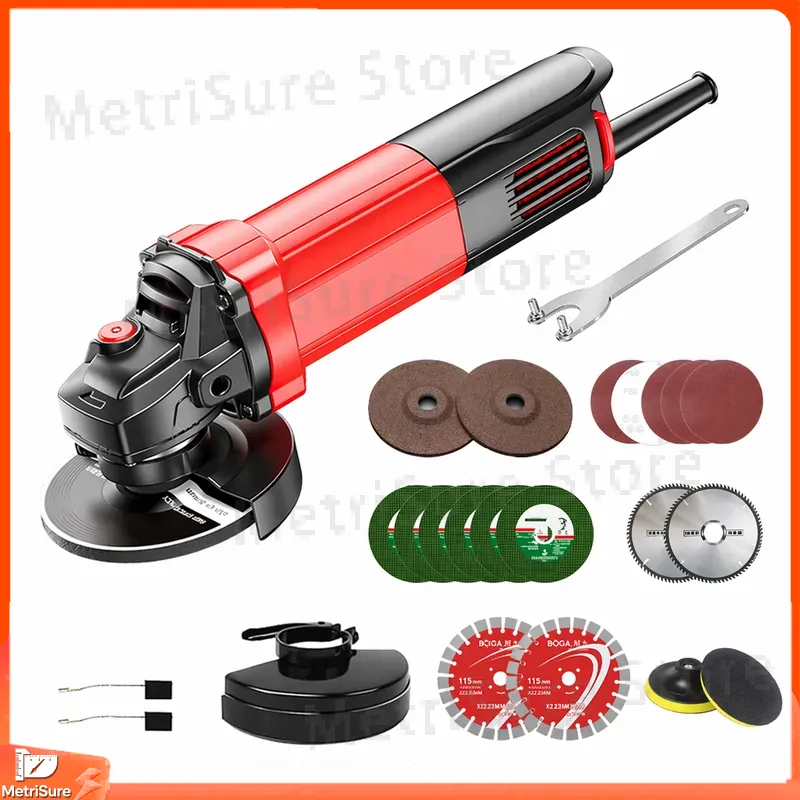 เครื่องเจียรไฟฟ้า 800W 1300W 2 - Angle Grinder Variable Speed Corded บทวิจารณ์และราคา
