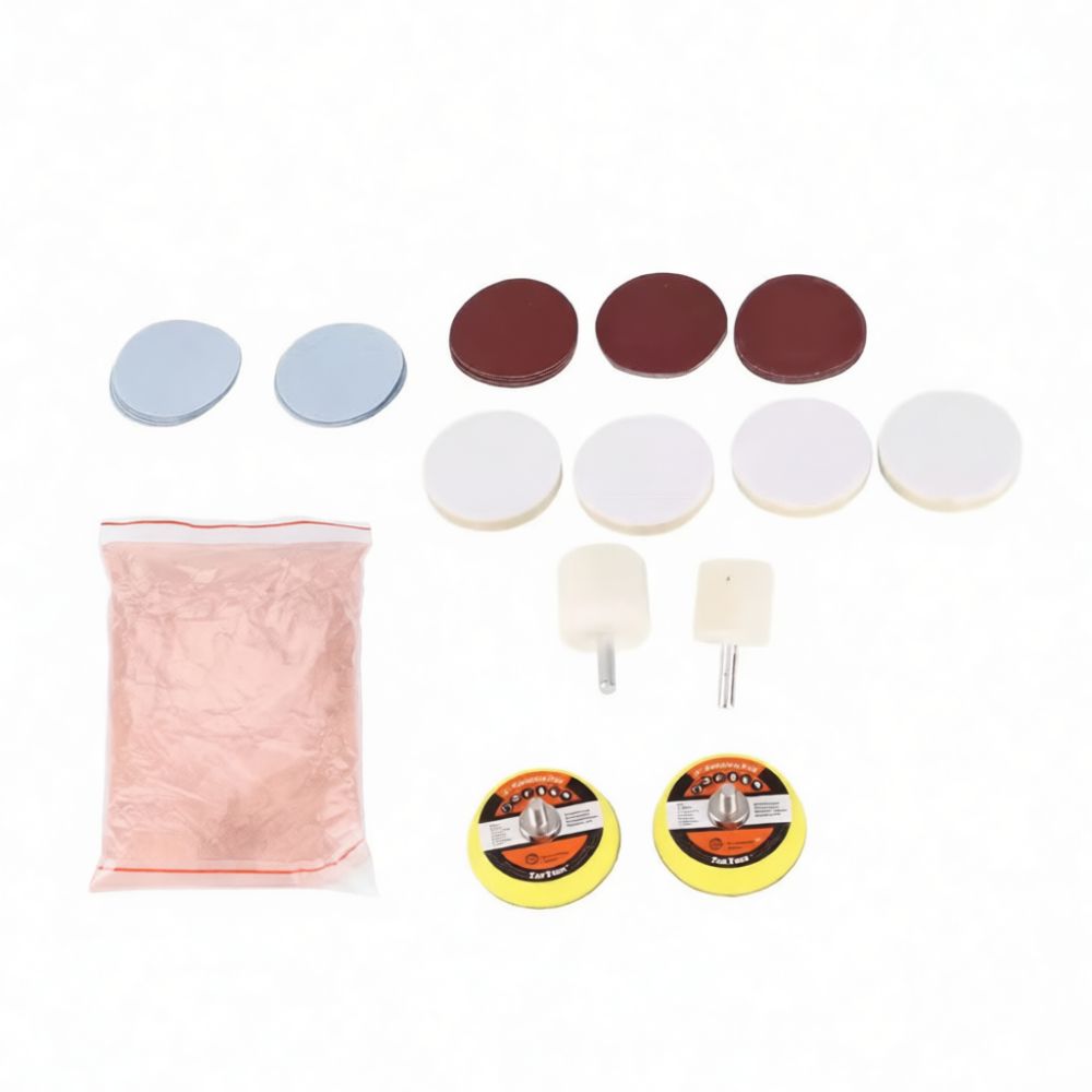 แผ่นขัดเงาเครื่องประดับ ทำจากผ - Grinder Polishing Pad Kit บทวิจารณ์และราคา