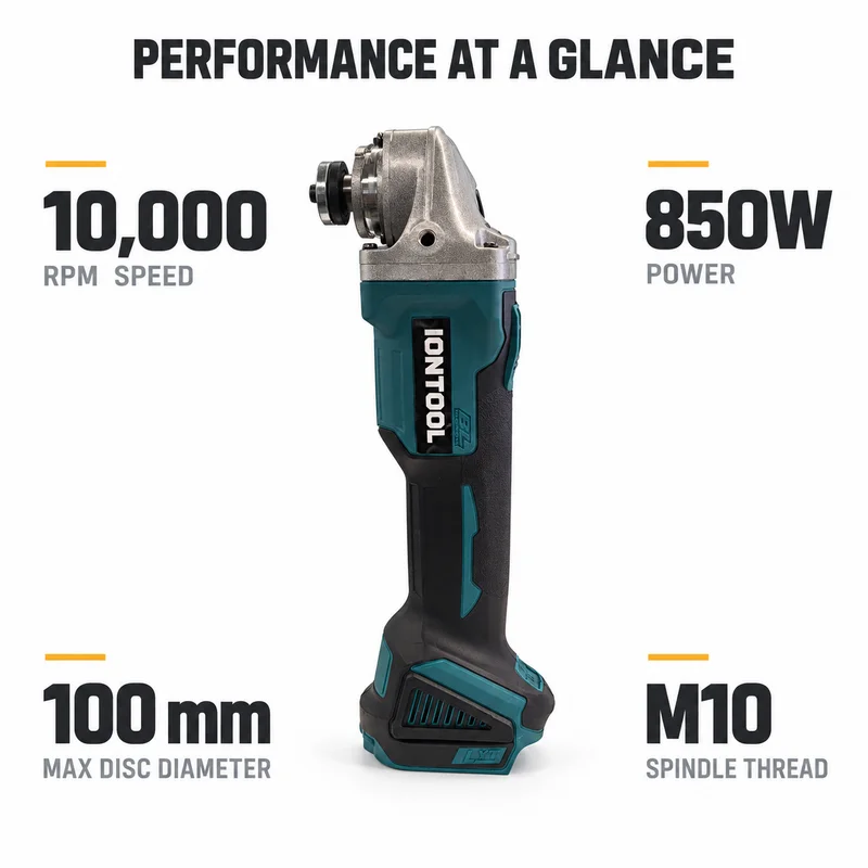 เครื่องเจียรไร้สาย IONTOOL รุ่ - Brushless Grinder 100Mm 850W บทวิจารณ์และราคา