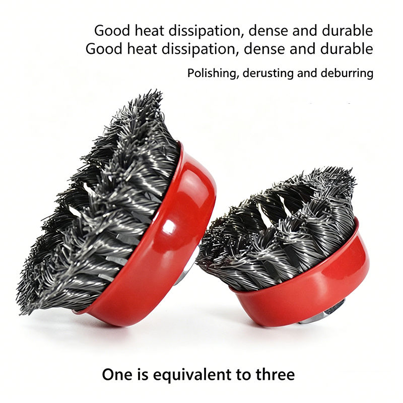 แปรงลวดเหล็ก 3 สาย สำหรับเครื่ - Angle Grinder Wire Brush Wheel บทวิจารณ์และราคา