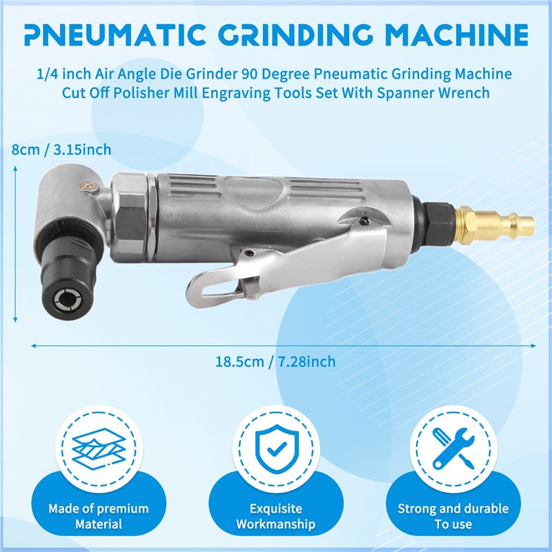 เครื่องเจียรลมแบบมุม 90 องศา ร - Die Grinder 1/4 Inch Air บทวิจารณ์และราคา