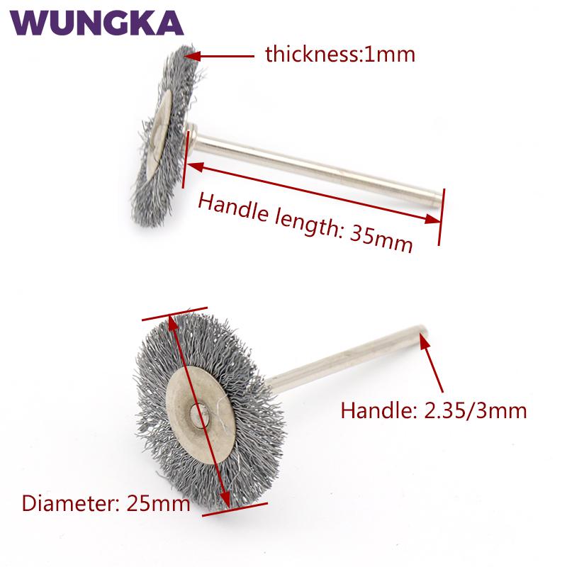 10ชิ้นก้าน2.35/3มม. มินิสแตนเล - Angle Grinder Wire Brush Wheel บทวิจารณ์และราคา