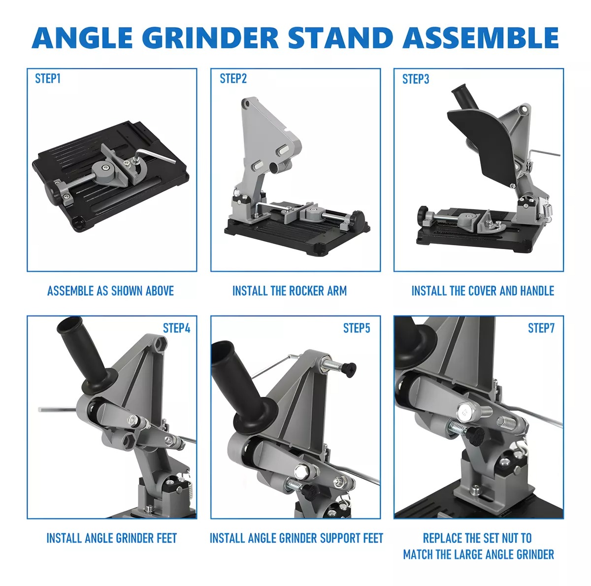 Universal เครื่องบดมุมขาตั้งฐา - Angle Grinder Stand Holder บทวิจารณ์และราคา