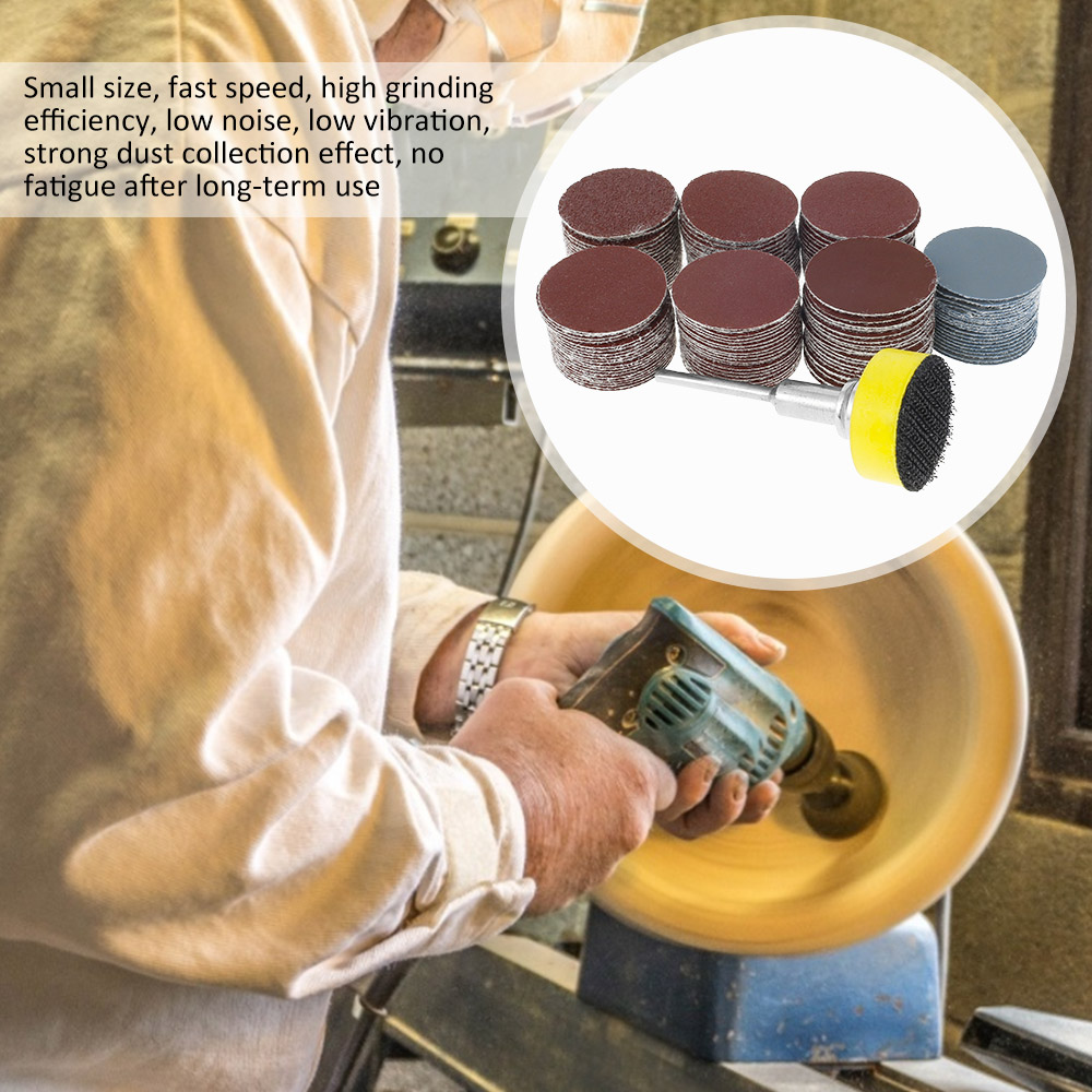 ชุดแผ่นขัดทรายขนาด 1 นิ้ว 142  - Grinder Polishing Pad Kit บทวิจารณ์และราคา