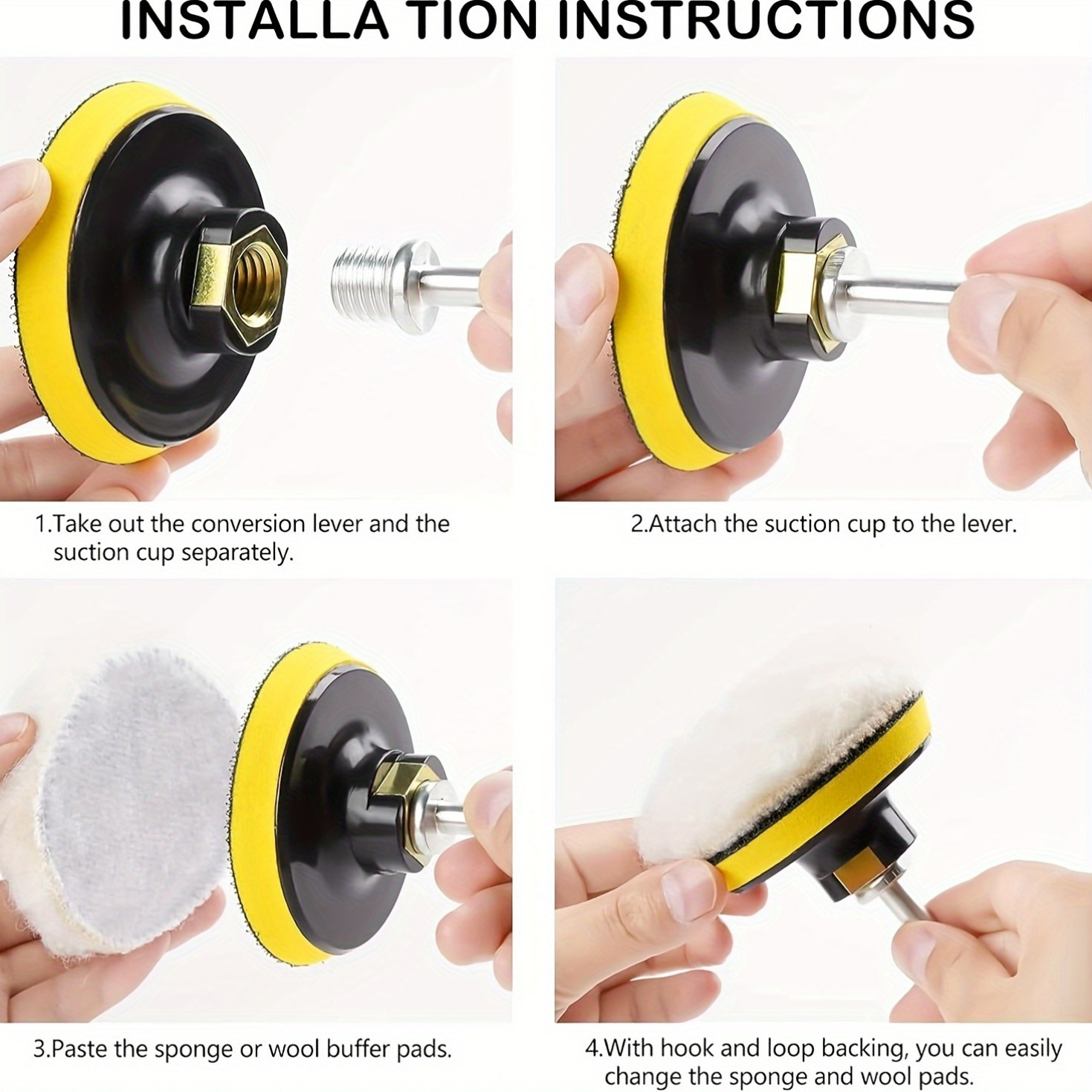 ชุดแผ่นฟองน้ำขัดเงา 3/5/6 นิ้ว - Grinder Polishing Pad Kit บทวิจารณ์และราคา