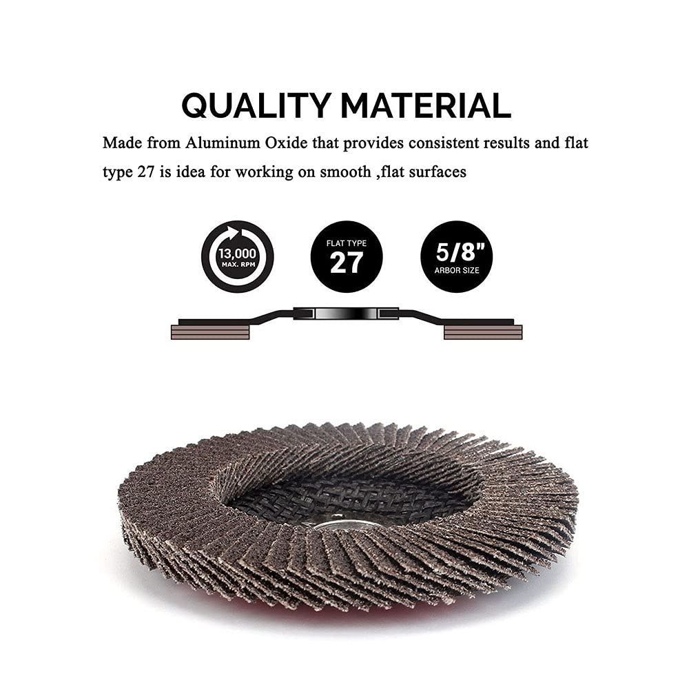 ชุดแผ่นขัดซิร์โคเนีย 100 มม. T - Angle Grinder Flap Disc Set บทวิจารณ์และราคา