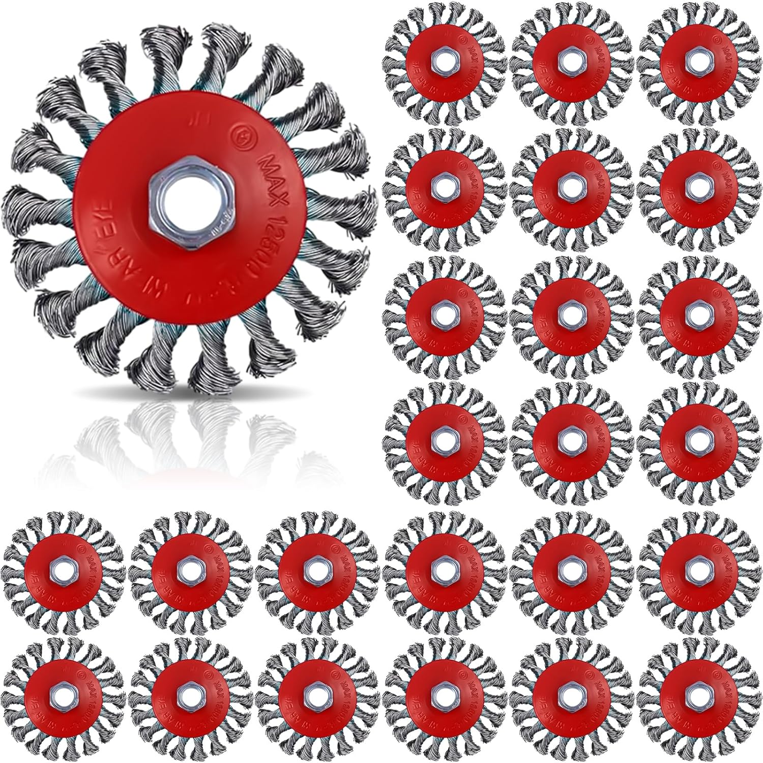 100 มม.แปรงลวดเหล็กบิดสําหรับเ - Angle Grinder Wire Brush Wheel บทวิจารณ์และราคา