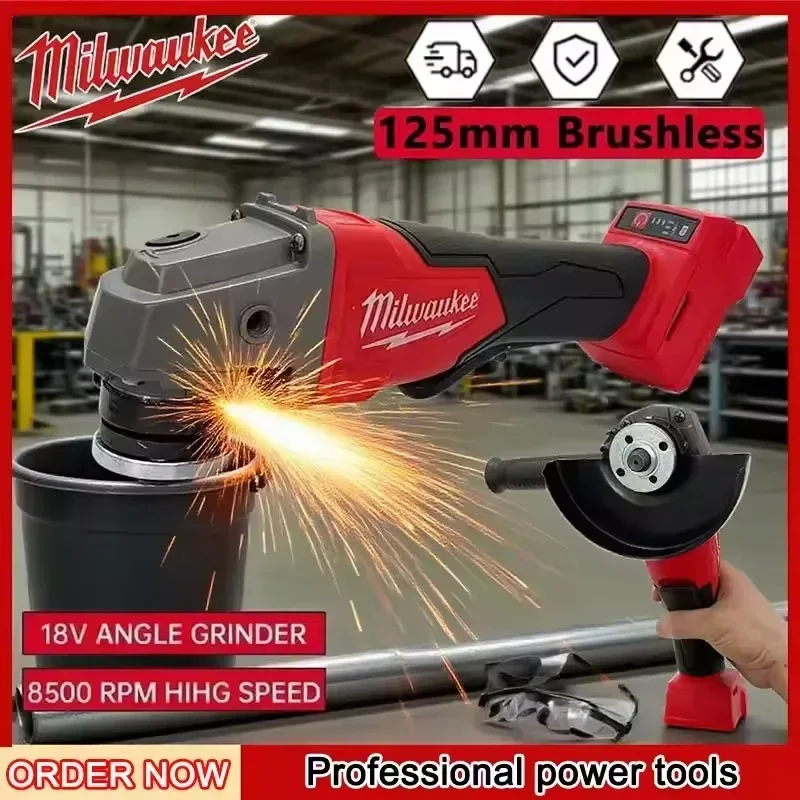 เครื่องเจียรไร้สายมิลวอกีรุ่นใ - Angle Grinder Variable Speed Corded บทวิจารณ์และราคา