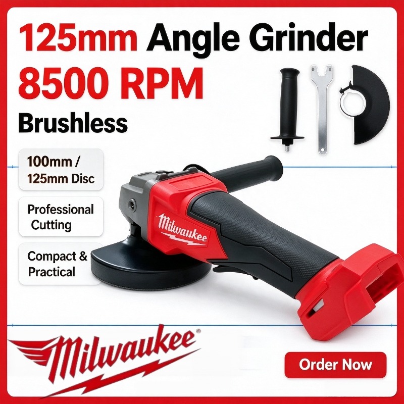 เครื่องเจียรไฟฟ้าแบบไร้แปรงถ่า - Cordless Angle Grinder 125Mm Brushless บทวิจารณ์และราคา