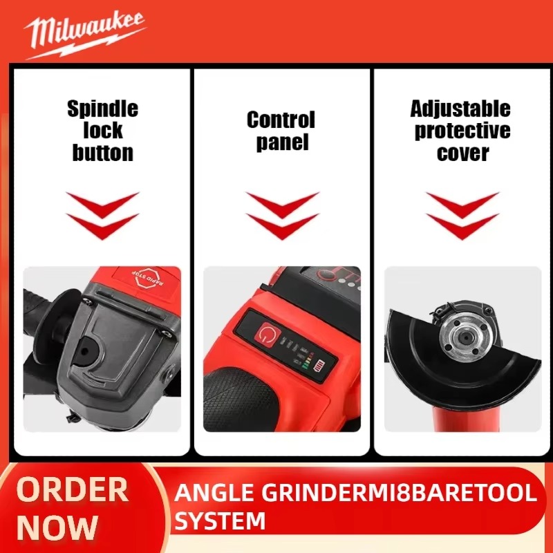 เครื่องเจียรไฟฟ้าแบบไร้แปรงถ่า - Cordless Angle Grinder 125Mm Brushless บทวิจารณ์และราคา