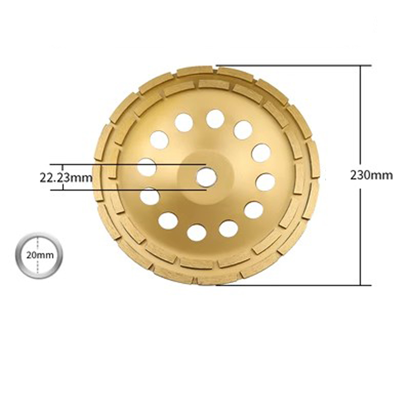 คอนกรีตเพชรคู่แถวบดล้อหินอ่อนห - Angle Grinder Diamond Blade Concrete บทวิจารณ์และราคา