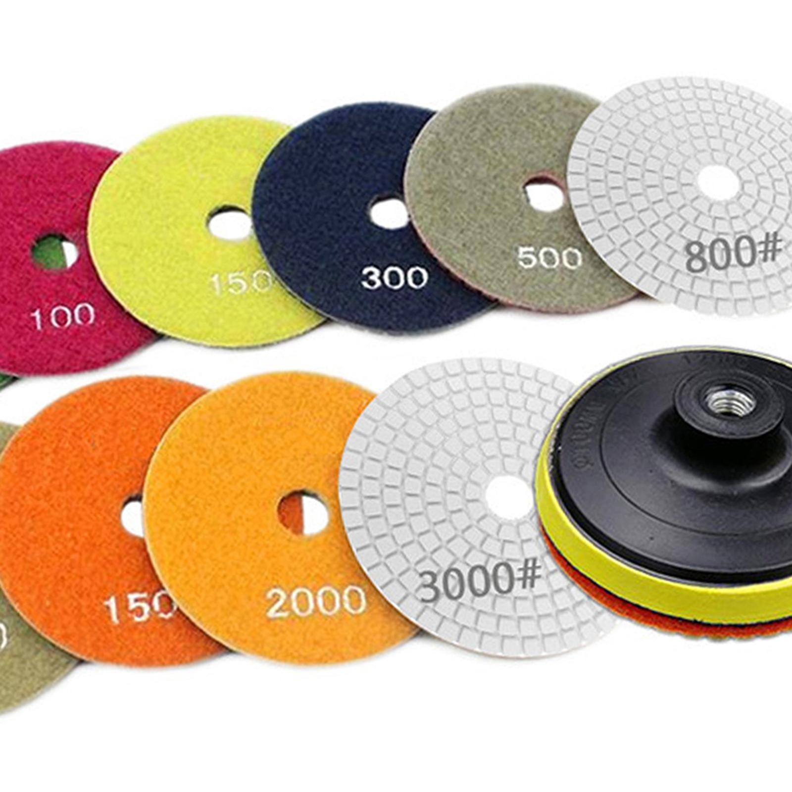 ชุดแผ่นขัดหินสำหรับเครื่องเจีย - Grinder Polishing Pad Kit บทวิจารณ์และราคา