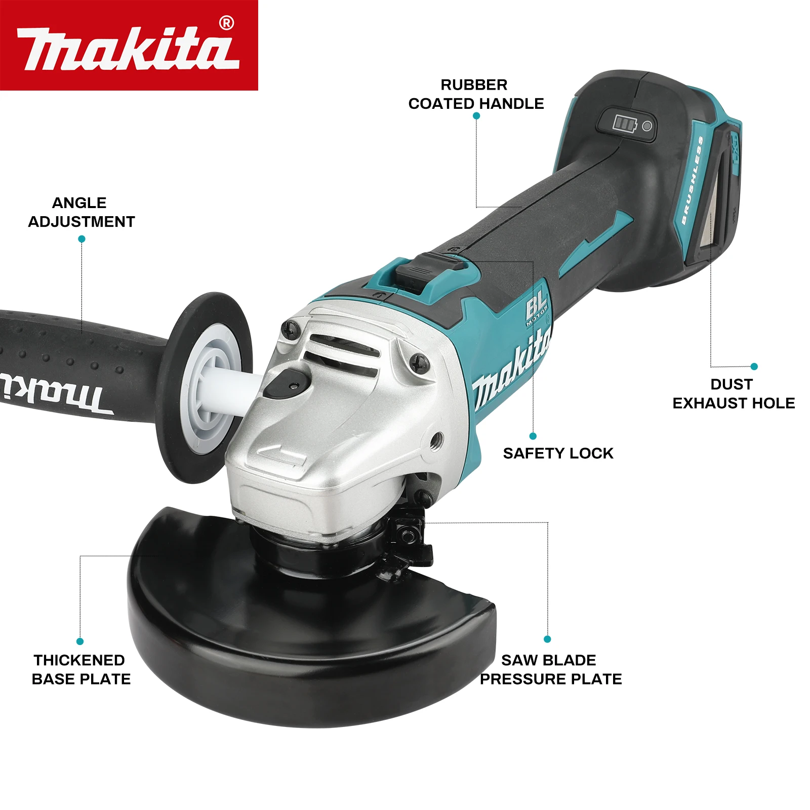 เครื่องเจียรไฟฟ้าไร้แปรงถ่าน M - Cordless Angle Grinder 125Mm Brushless บทวิจารณ์และราคา