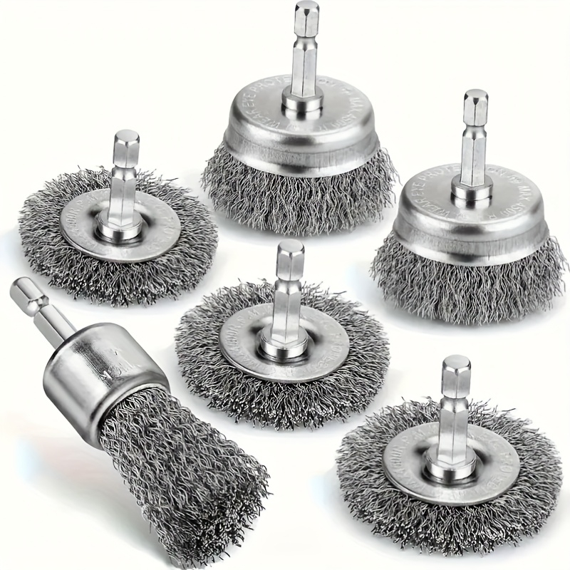แปรงลวดขัดโลหะ 4 ชิ้น สำหรับขจ - Angle Grinder Wire Brush Wheel บทวิจารณ์และราคา