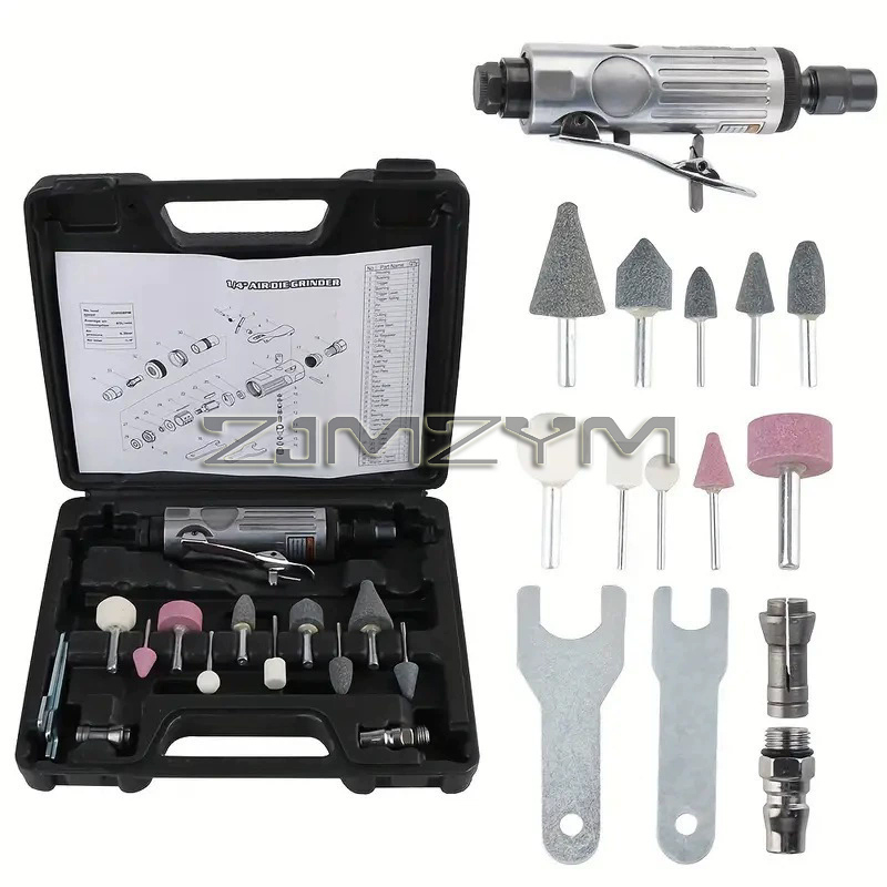 ชุดเครื่องมือเจียรลม 16 ชิ้น/ช - Die Grinder 1/4 Inch Air บทวิจารณ์และราคา