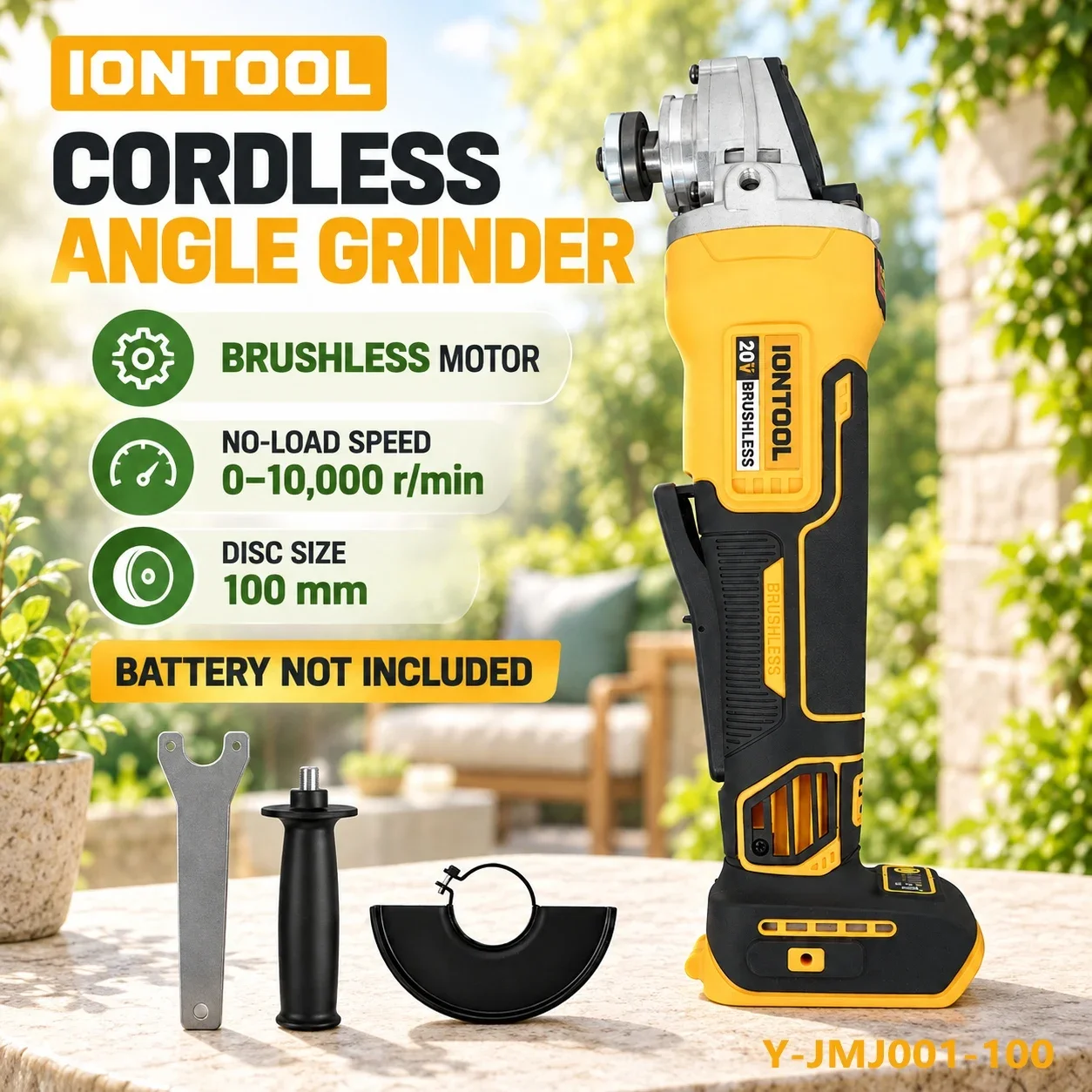 เครื่องเจียรไร้สายแบบมุม 100 ม - Angle Grinder Variable Speed Corded บทวิจารณ์และราคา