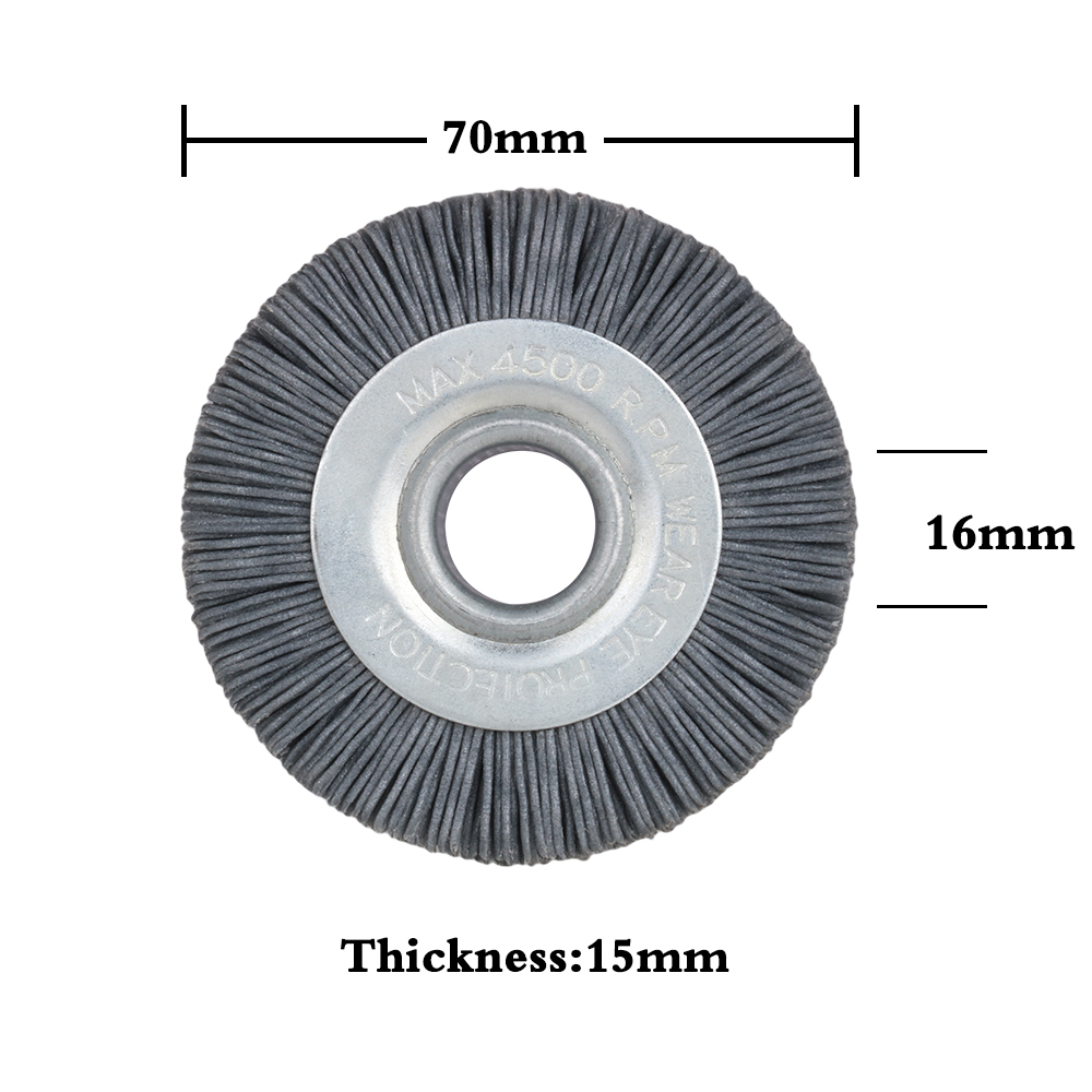 แปรงลวดไนลอนขนาด 70 มม. รู 16  - Angle Grinder Wire Brush Wheel บทวิจารณ์และราคา