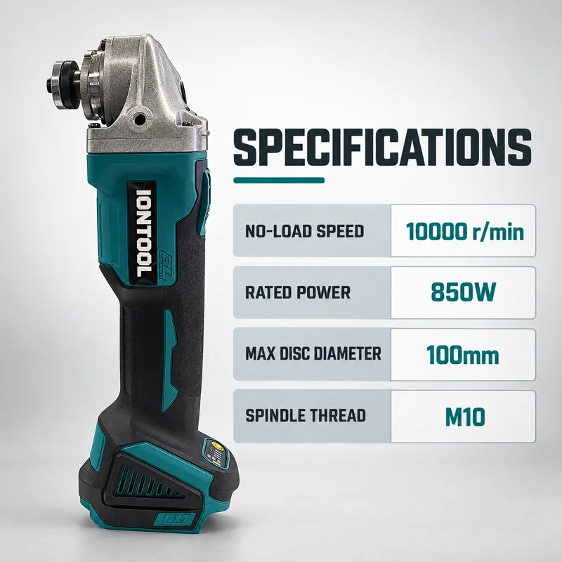 เครื่องเจียรไร้สาย IONTOOL รุ่ - Brushless Grinder 100Mm 850W บทวิจารณ์และราคา