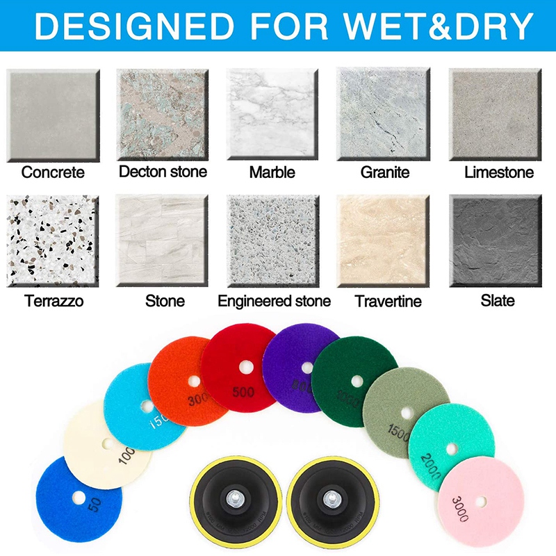 ชุดแผ่นขัดเงา A33Z-12 ชิ้น ขนา - Grinder Polishing Pad Kit บทวิจารณ์และราคา