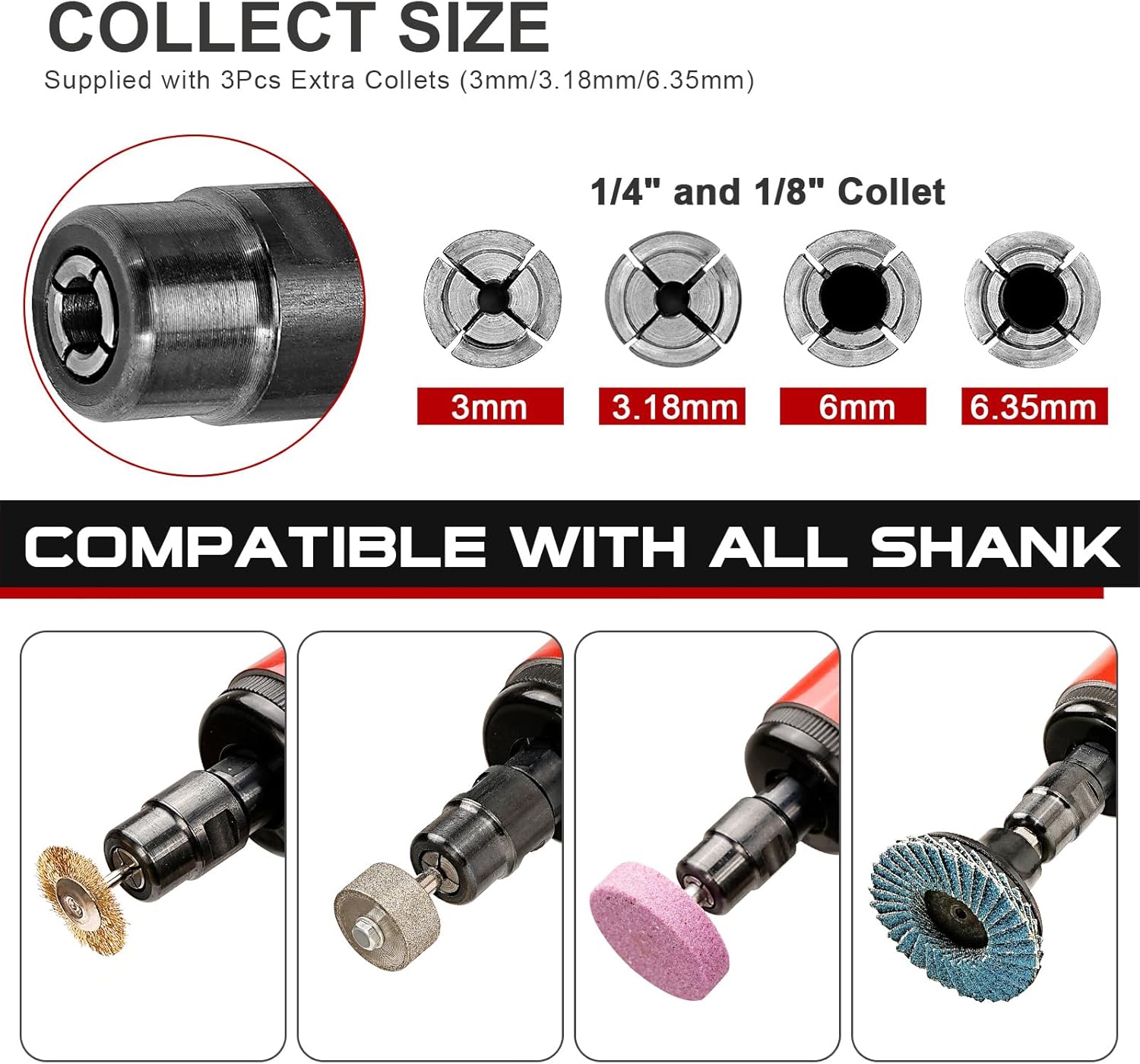 เครื่องเจียรลมมินิ SI FANG แบบ - Die Grinder 1/4 Inch Air บทวิจารณ์และราคา