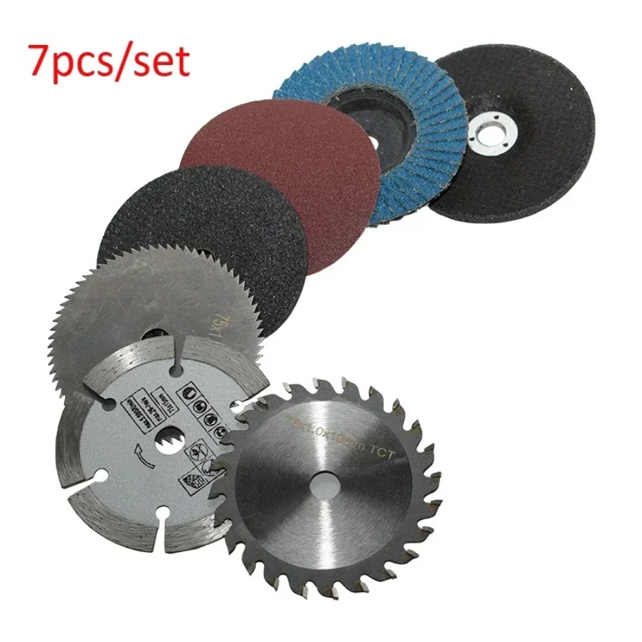 ชุดแผ่นขัดแบบฟลैปดิสก์ 7 ชิ้น  - Angle Grinder Flap Disc Set บทวิจารณ์และราคา