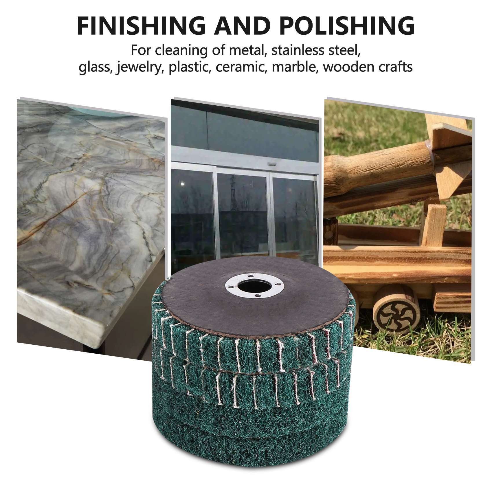 ABHI-8PCS ชุดแผ่นขัดไนลอนไฟเบอ - Angle Grinder Flap Disc Set บทวิจารณ์และราคา