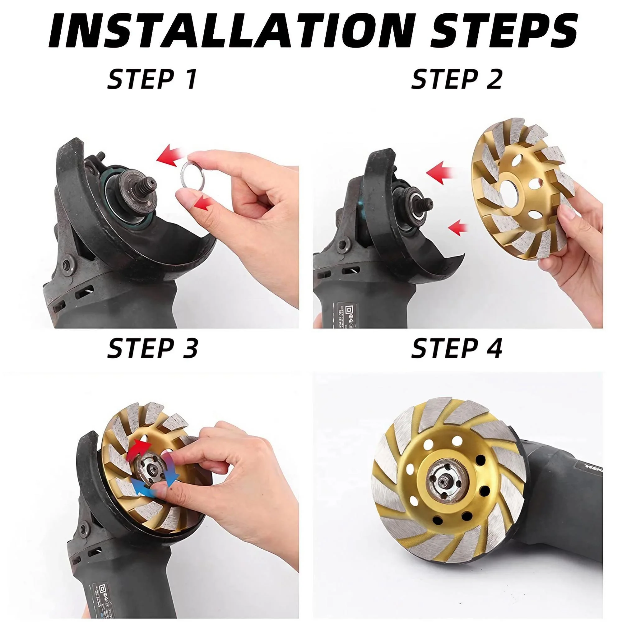 แผ่นเจียรเพชรสำหรับคอนกรีต ปูน - Angle Grinder Diamond Blade Concrete บทวิจารณ์และราคา