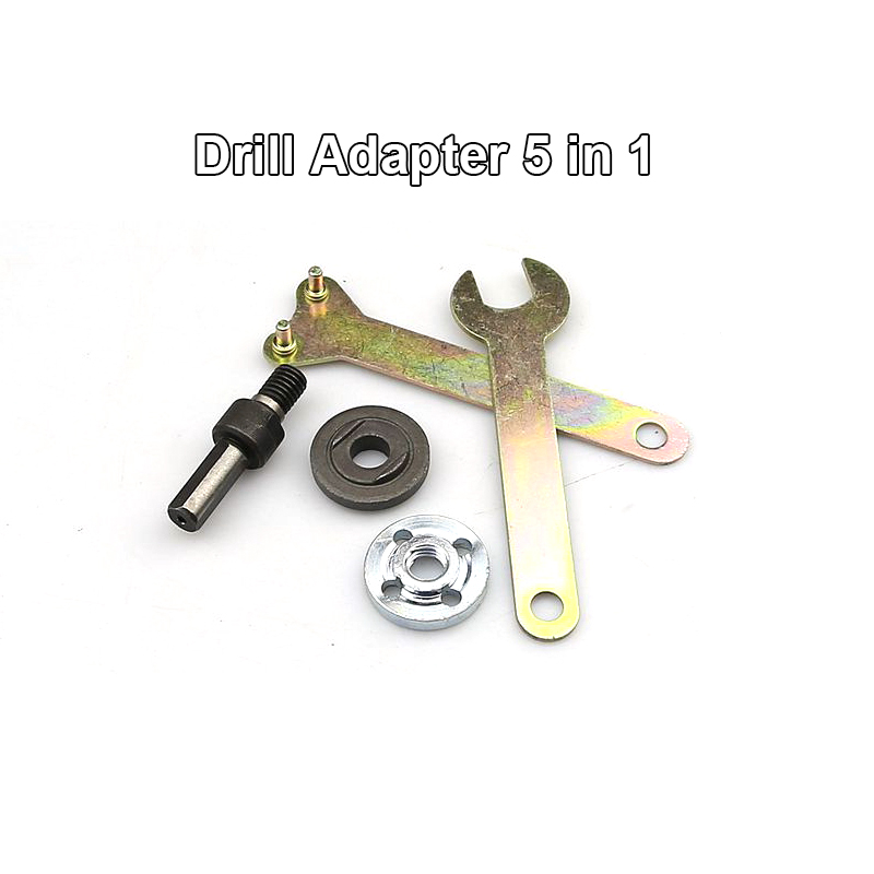 5ใน1ไฟฟ้าเจาะอะแดปเตอร์แปลง100 - Angle Grinder Flap Disc Set บทวิจารณ์และราคา