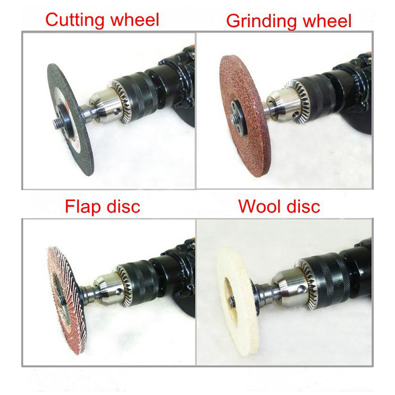 5ใน1ไฟฟ้าเจาะอะแดปเตอร์แปลง100 - Angle Grinder Flap Disc Set บทวิจารณ์และราคา