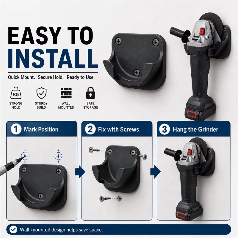 ที่ยึดเครื่องเจียรแบบติดผนังรุ - Angle Grinder Stand Holder บทวิจารณ์และราคา