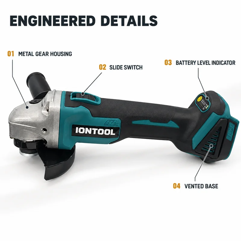 เครื่องเจียรไร้สาย IONTOOL 100 - Brushless Grinder 100Mm 850W บทวิจารณ์และราคา