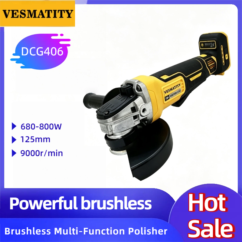 เครื่องเจียรไร้สาย Vesmatity D - Cordless Angle Grinder 125Mm Brushless บทวิจารณ์และราคา