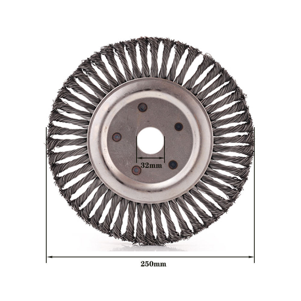 สำหรับแปรงลวดเหล็กบิด Yongpin  - Angle Grinder Wire Brush Wheel บทวิจารณ์และราคา