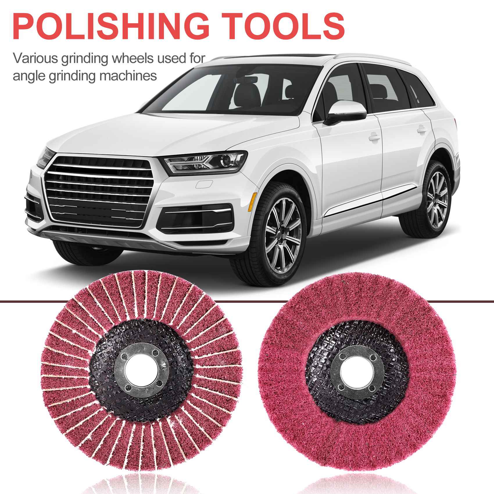 A93E-8PCS ชุดแผ่นขัดไฟเบอร์ไนล - Angle Grinder Flap Disc Set บทวิจารณ์และราคา
